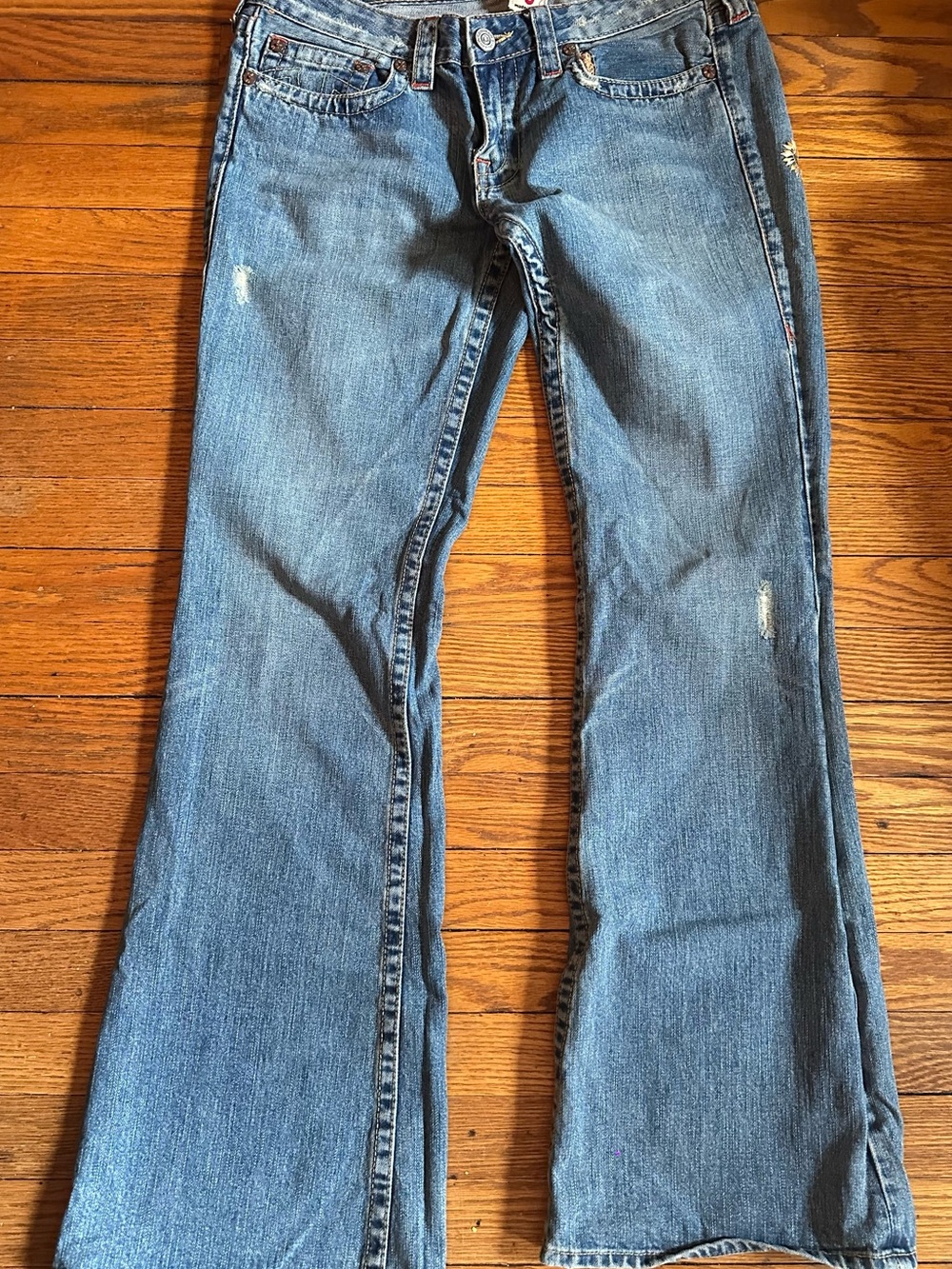 True Religion Lady Godiva embroidered Jeans